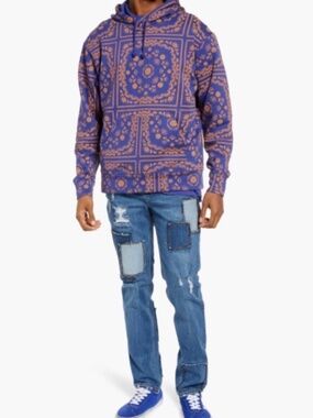 BP  bandana printhoodie